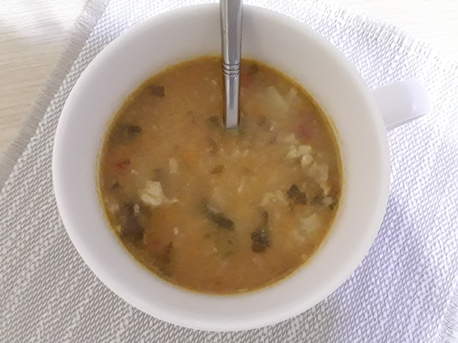 Patiekalas, troškintų daržovių sriuba